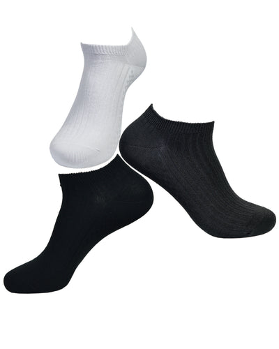 Anti Bacterial-Odor-Moisture Wicking Unisex Low Cut Socks with Germanium Infused Fiber 4 Pairs
