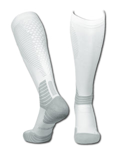 Knee High Compression Socks for Men & Women w/Anti Odor Moisture Wicking Germanium & Coolmax All Seasons Fiber 1 Pair