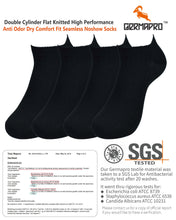 Load image into Gallery viewer, Anti Bacterial-Odor-Moisture Wicking Unisex Low Cut Socks with Germanium Infused Fiber 4 Pairs