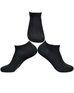 Anti Bacterial-Odor-Moisture Wicking Unisex Low Cut Socks with Germanium Infused Fiber 4 Pairs