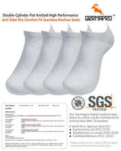 Load image into Gallery viewer, Anti Bacterial-Odor-Moisture Wicking Unisex Low Cut Socks with Germanium Infused Fiber 4 Pairs