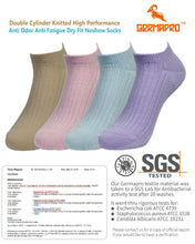 Load image into Gallery viewer, Women&#39;s Anti Bacterial-Odor-Moisture Wicking Low Cut Socks with Germanium Infused Fiber