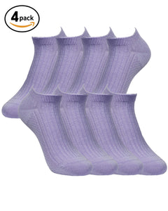 Women's Anti Bacterial-Odor-Moisture Wicking Low Cut Socks with Germanium Infused Fiber