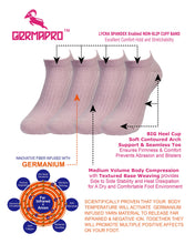 Load image into Gallery viewer, Women&#39;s Anti Bacterial-Odor-Moisture Wicking Low Cut Socks with Germanium Infused Fiber