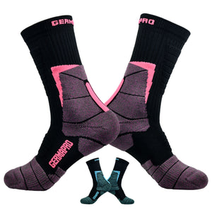 Women's Hiking Socks Boot Socks w/Anti-Odor-Blister Moisture Wicking Germanium & Coolmax All Season 1/2 Pairs
